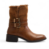 Europeon Union Women Havan Leather Half Boot #3184